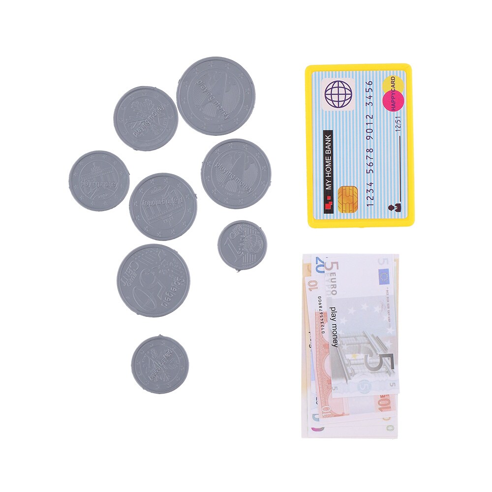 Legekasse Eddy Toys 24 dele / kasseapparat med scanner lys og lyd / butiksleg