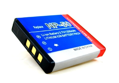 Batteri til Fuji NP-50<br>Pentax D-Li68<br>Kodak Klic-7004