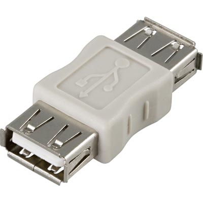 Kønsskifter USB A-A hona