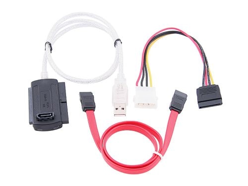 USB 2.0 til SATA / IDE omvandler / adapter kit