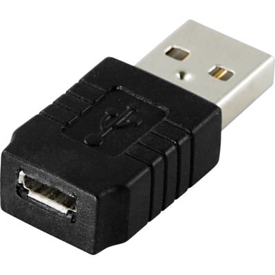USB-adapter A male til Micro B female
