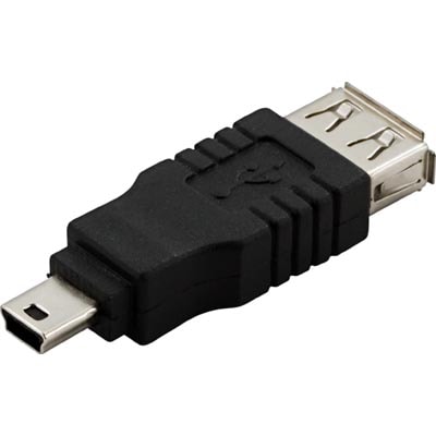 USB-adapter<br>A female til Mini-B male