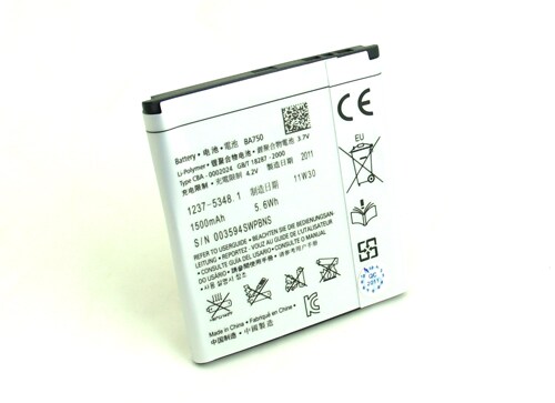 Mobilbatteri BA750 til Sony Ericsson Xperia Arc