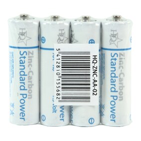Zinc-Carbon AA-Batterier