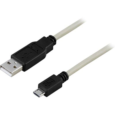 USB typ A til Micro-B USB, 5-pin - 0,5m