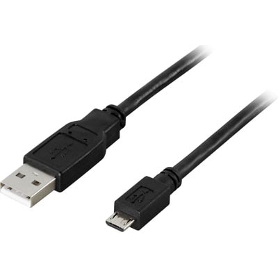 USB typ A til Micro-B USB, 5-pin - 0,5