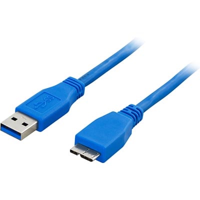 USB 3.0 kabel, Typ A male - Typ Micro B male - 2m