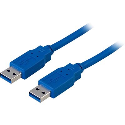 USB 3.0 kabel, Typ A male - Typ A male - 1m