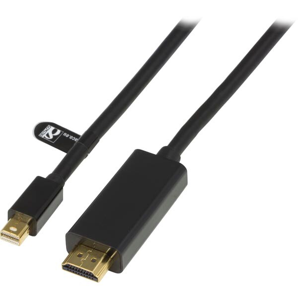 2m Mini DisplayPort til HDMI med ljud