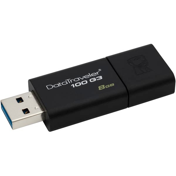 Kingston 8GB USB-hukommelse 3.0 DT100