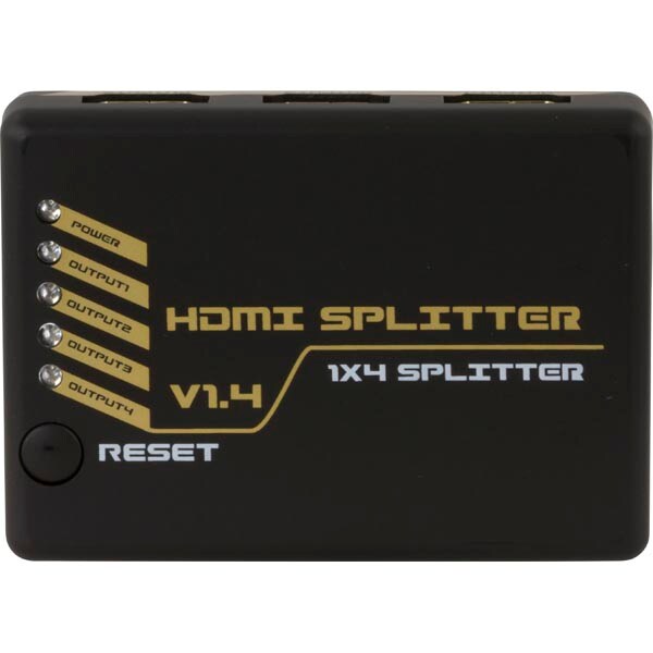 HDMI-Splitter Aktiv med 4-porter