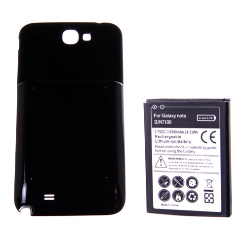 Batteri til Samsung Galaxy Note 2 + Bagdæksel