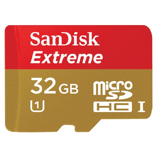 32GB SanDisk MicroSD Mobile Extreme Class10 80MB/s