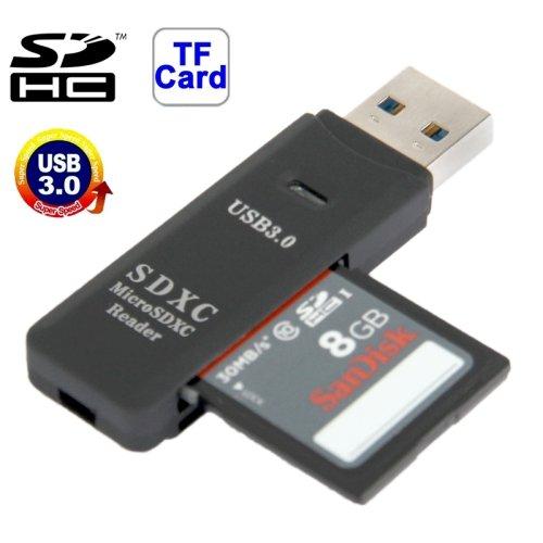 USB 3.0 kortlæser for Micro-SD og SD(HC)