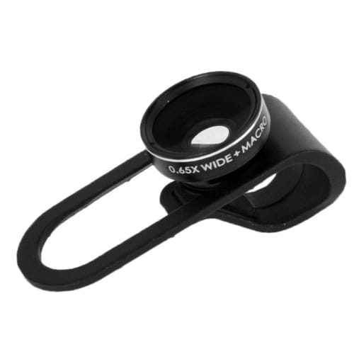 Vidvinkel + Macro Lins universal til iPhone 5
