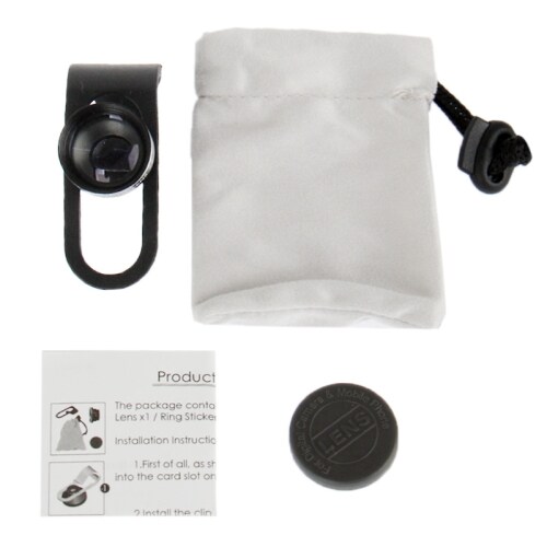 Vidvinkel + Macro Lins universal til iPhone 5