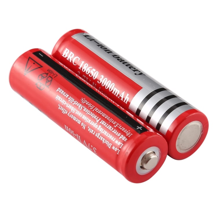 Batteri 18650 3000mAh 3.7V - 2-St