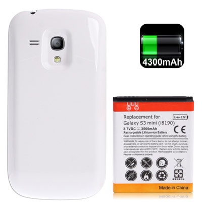 Batteri til Samsung Galaxy S3 Mini + Bagdæksel