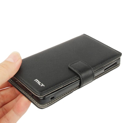 Flipfodral med Holder & kreditkortskontakt til Sony Xperia V