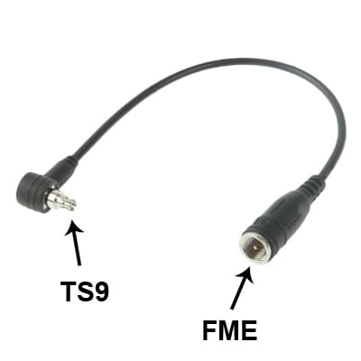 FME Female til TS9 Male adapter