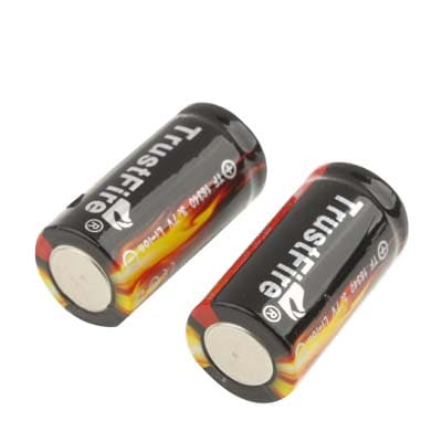 Batteri 16340 880mAh 3.7V - 2-St
