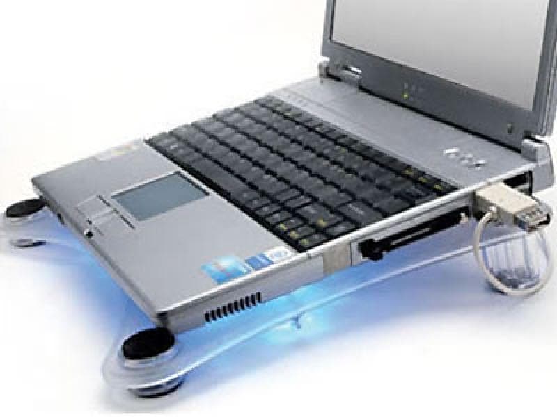 Køleplade for laptop med Neonlys