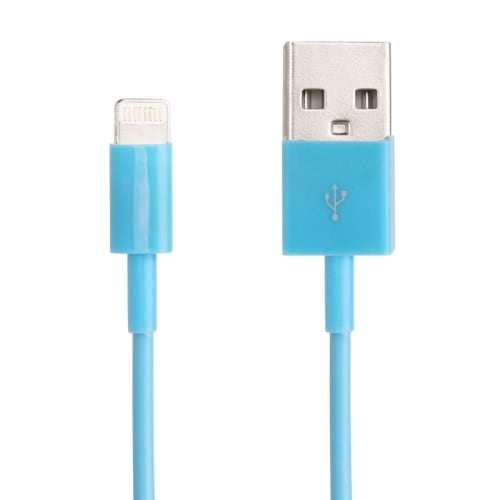 Usb-kabel iPhone 5 / SE / iPad 4 - Blå farve