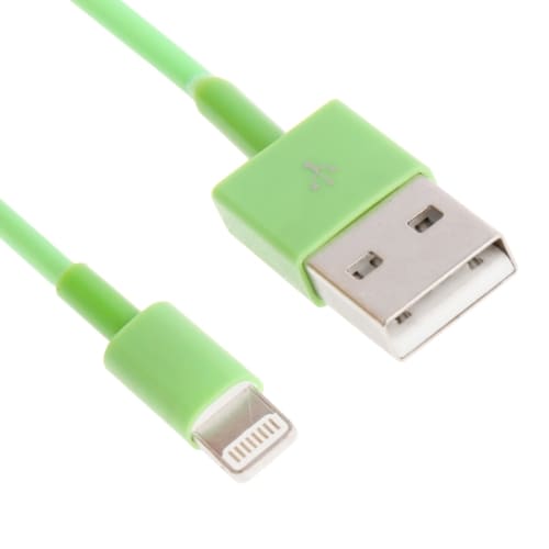 Usb-kabel iPhone 5 / SE / iPad 4 - Grøn farve