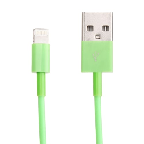 Usb-kabel iPhone 5 / SE / iPad 4 - Grøn farve