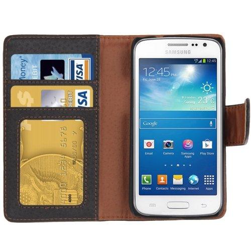 Flipfodral holder & kreditkort til Samsung Galaxy Exprejses II