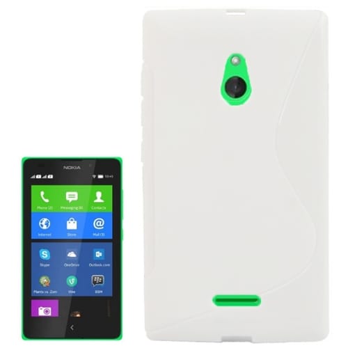 Mobildæksel Nokia XL - hvid