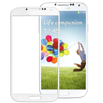 Display Glas til Samsung Galaxy S4 - hvid