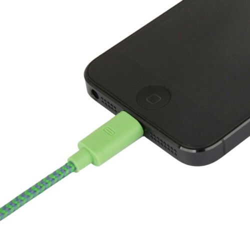 Usbkabel til iPhone 5 / SE / Ipad Mini - Blød tålig Nylon