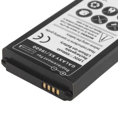 Batteri+ dæksel til Samsung Galaxy S5 - hvid 6500mAh