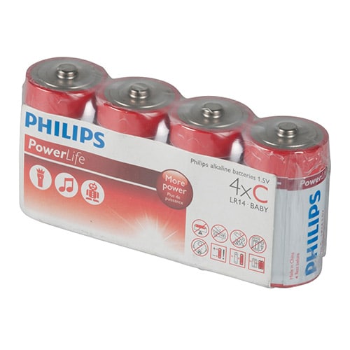 Philips Powerlife LR14 Batteri - 4St