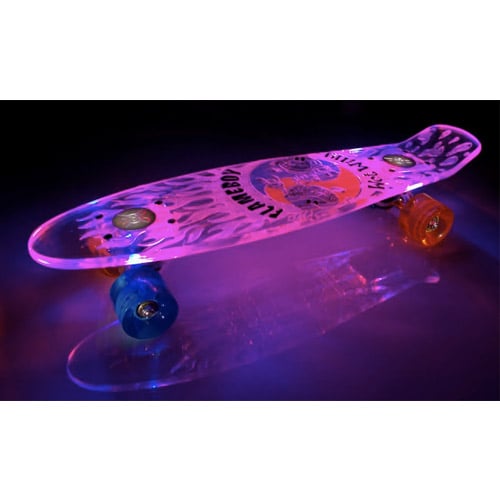 Skateboard med LED-lys