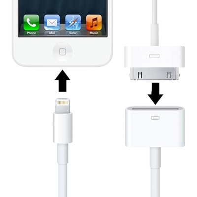 Adapter iPhone 4 til iPhone 5