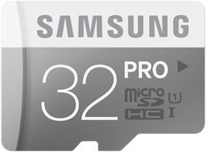 32GB Samsung MicroSDHC PRO CL10
