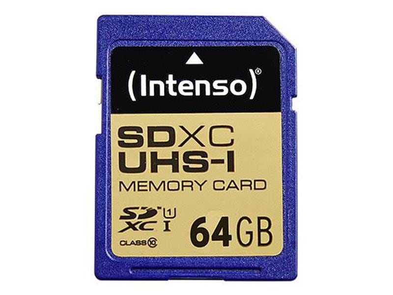 64GB Intenso SDXC CL10 UHS-I