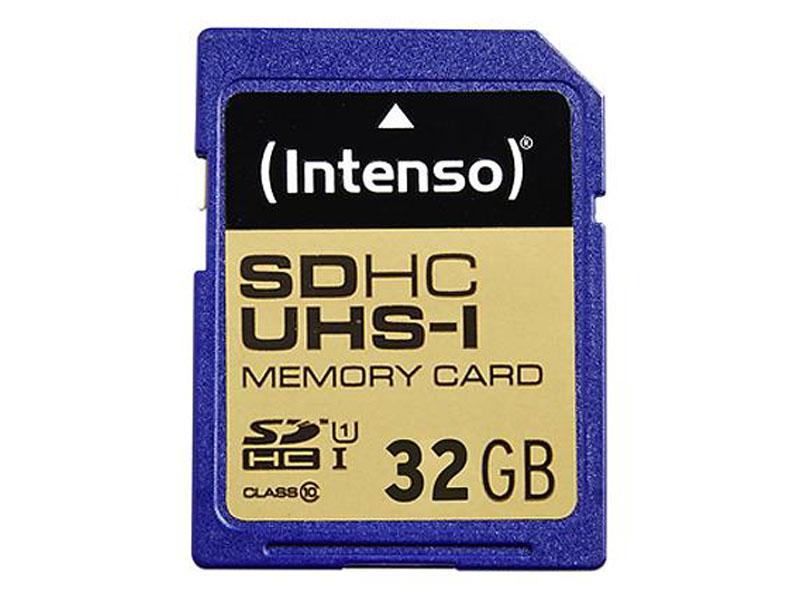 32GB Intenso SDHC CL10 UHS-I