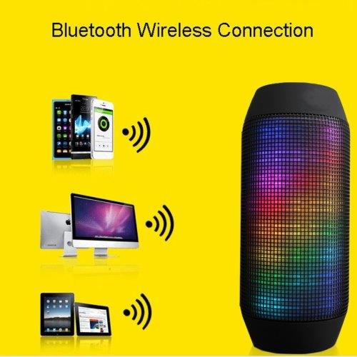 Pulserende LED Bluetooth højtaler & Mic