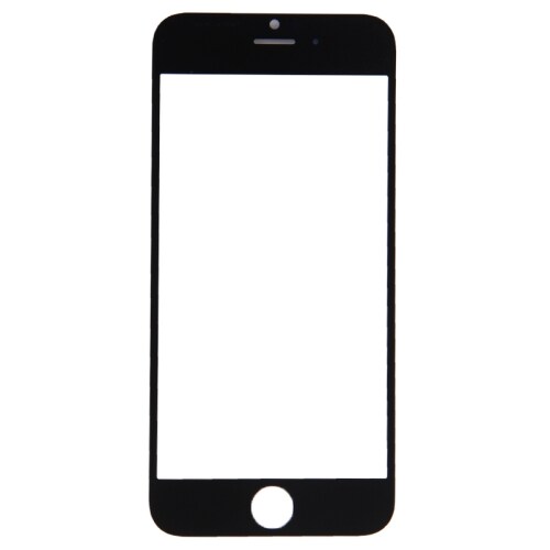 Display Glas til iPhone 6 - Sort