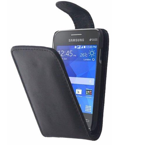 Flipcover Samsung Galaxy Young 2 - Sort farve