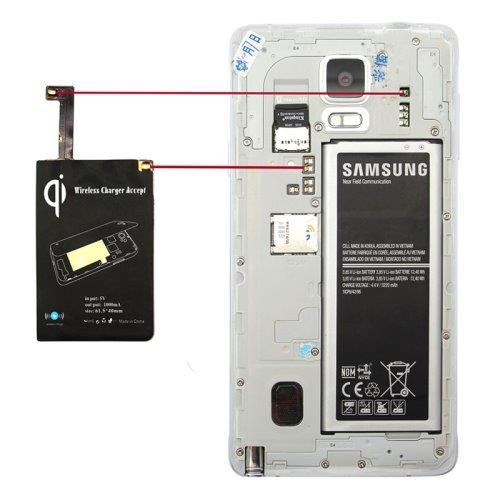 Qi trådlös lader & ladekort til Samsung Galaxy Note 4