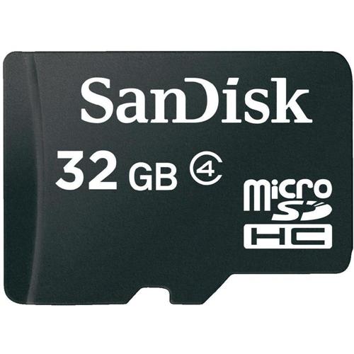 32GB SanDisk MicroSDHC Class 4