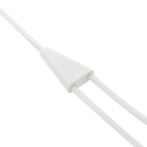 AUX Bilkabel + Lightning til iPhone 6/6s Plus - Hvid