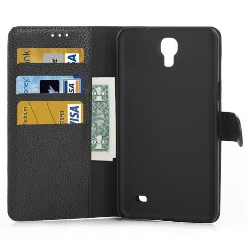 Flipfoderal holder & kreditkort til Samsung Galaxy Mega 2