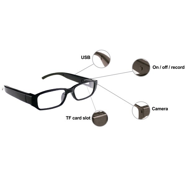 Spionbriller – Indspilningsbare i HD