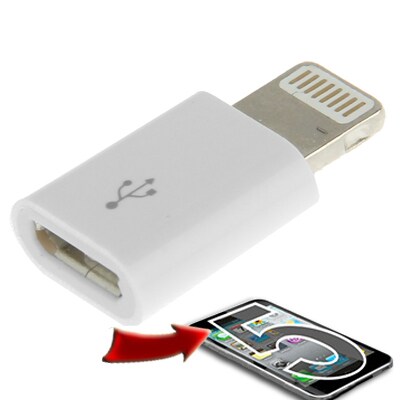 Micro USB Adaptor til iPhone 6/6s / iPhone 5 / SE mm