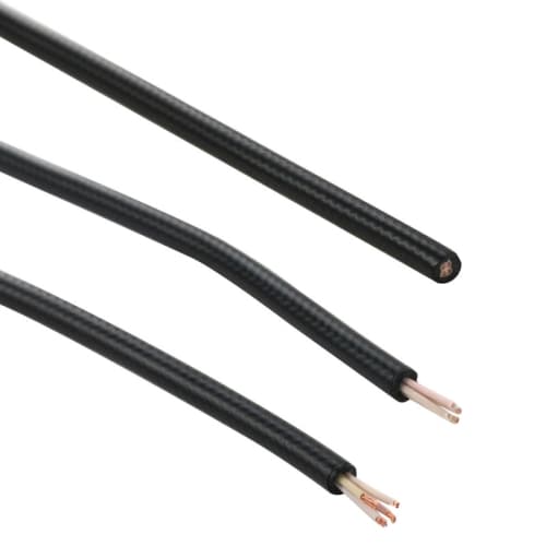 Usb-kabel Micro-usb i Stof med Metalhoved